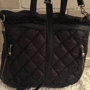 Juicy Couture large black quilted bag